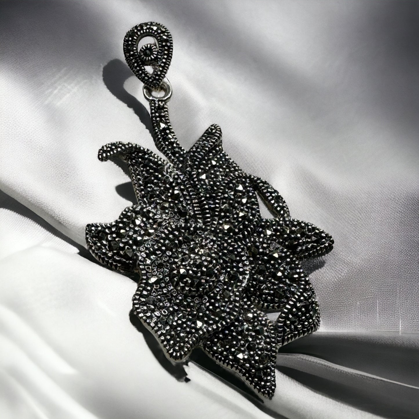 92.5 Silver Marcasite pendant