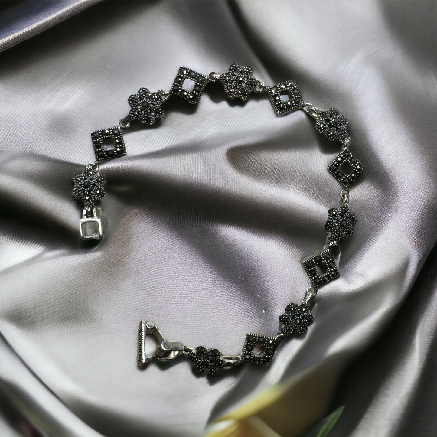 92.5 Silver Marcasite bracelet