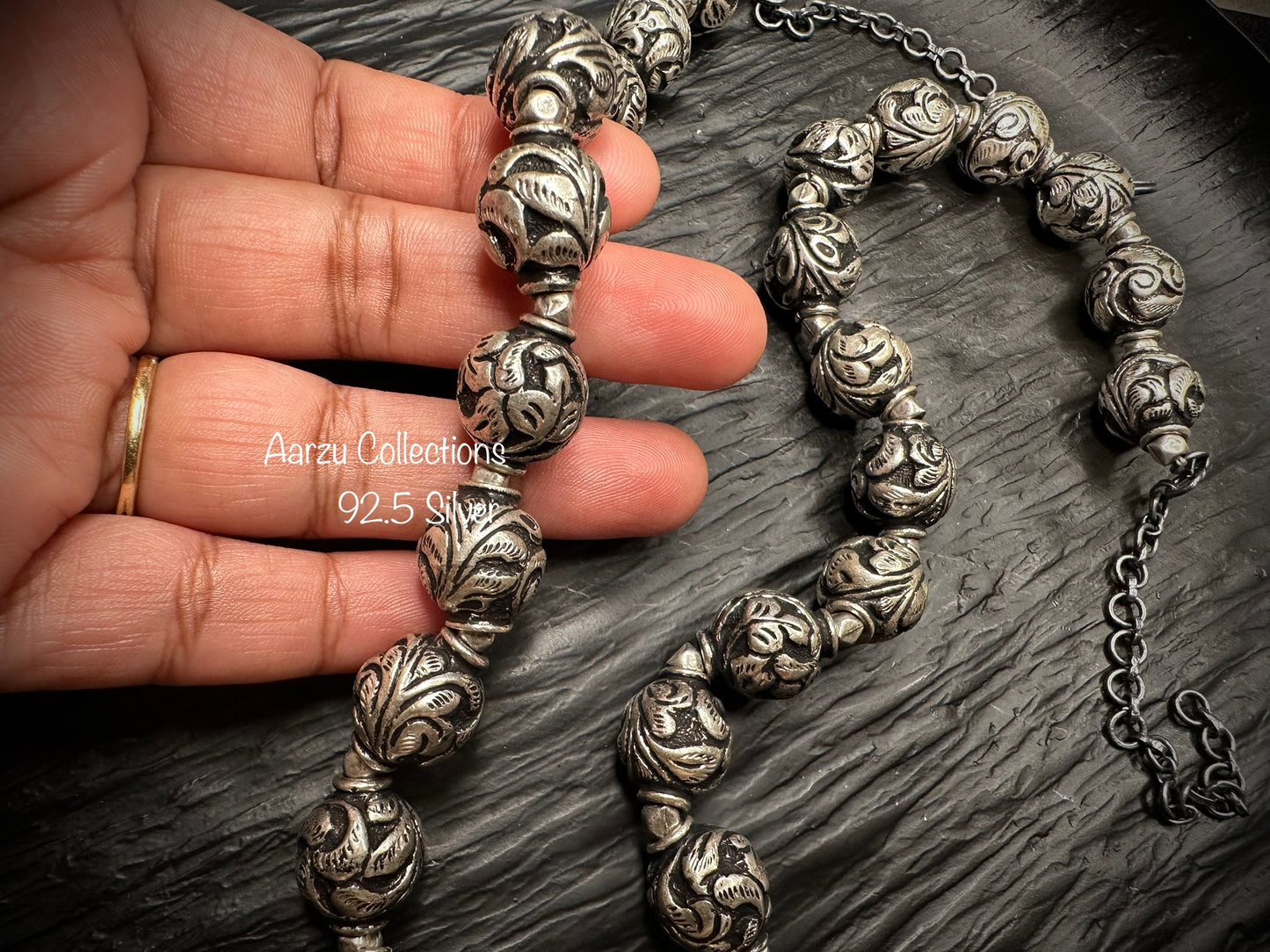 92.5 Silver Chitai Necklace