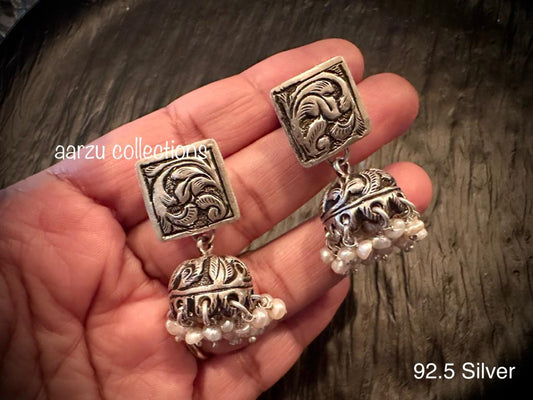 92.5 Silver Earrings