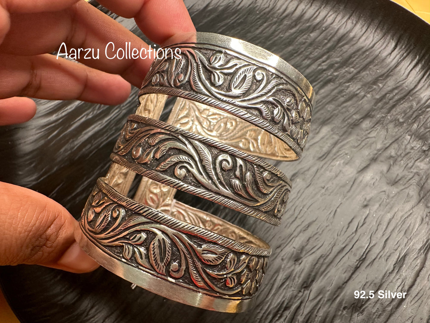 92.5 Silver Chitai Cuff