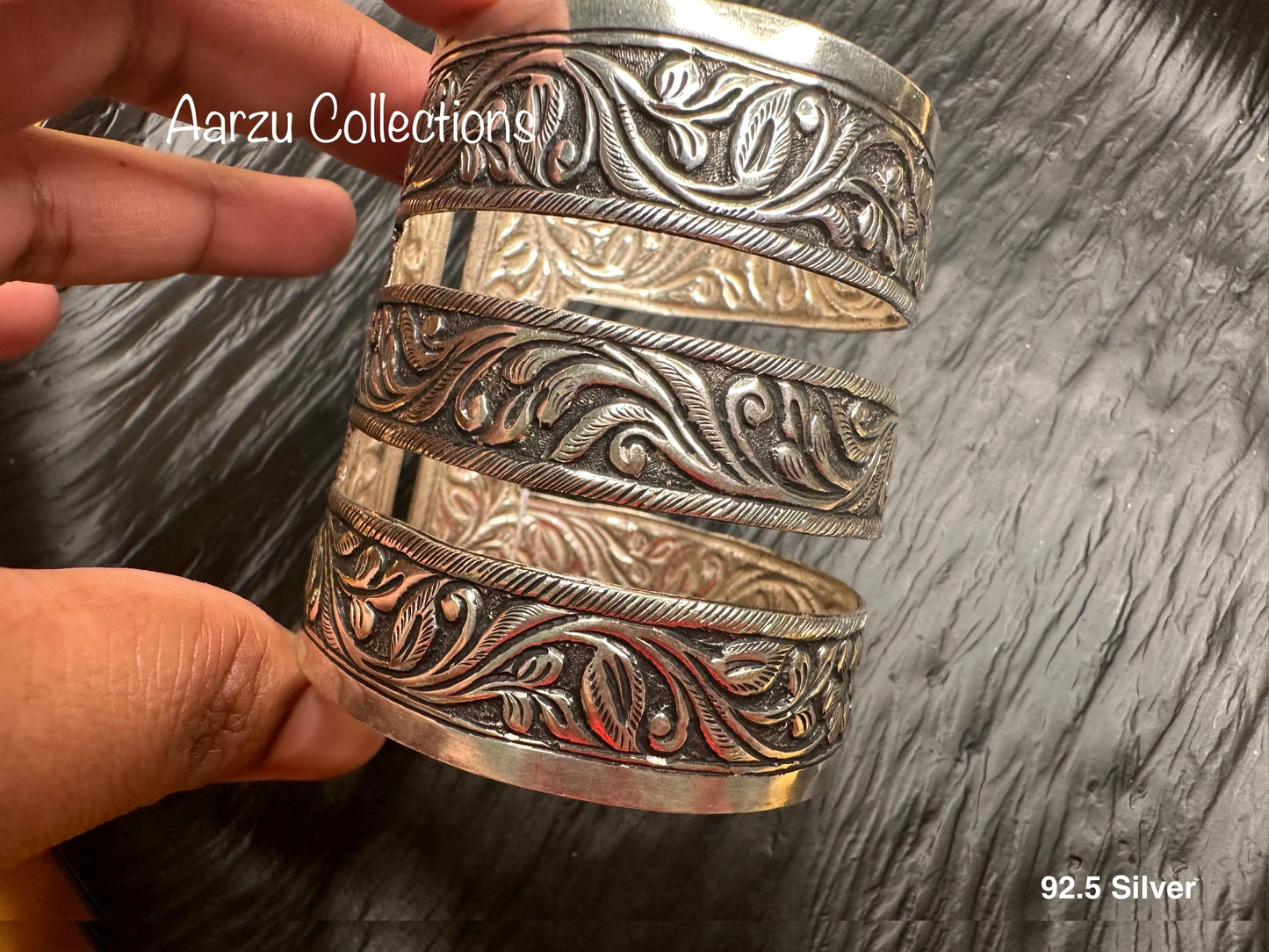 92.5 Silver Chitai Cuff