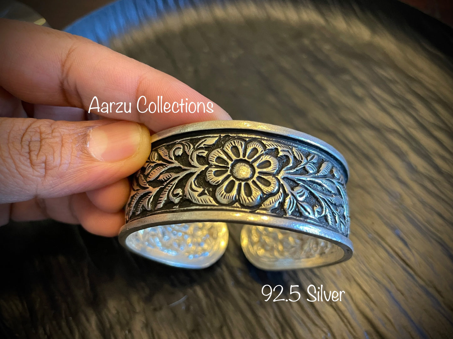 92.5 Silver chitai cuff