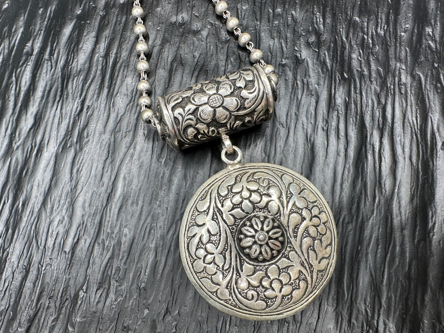 92.5 Silver reversible pendant - Chitai collection