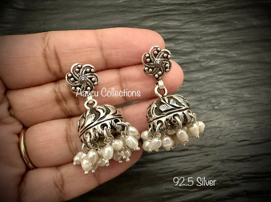 92.5 Silver chitai Earrings