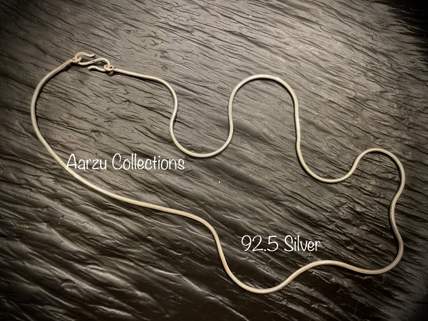 92.5 Silver chain - 18 inch