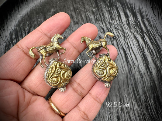 92.5 Silver designer inspired Earrings