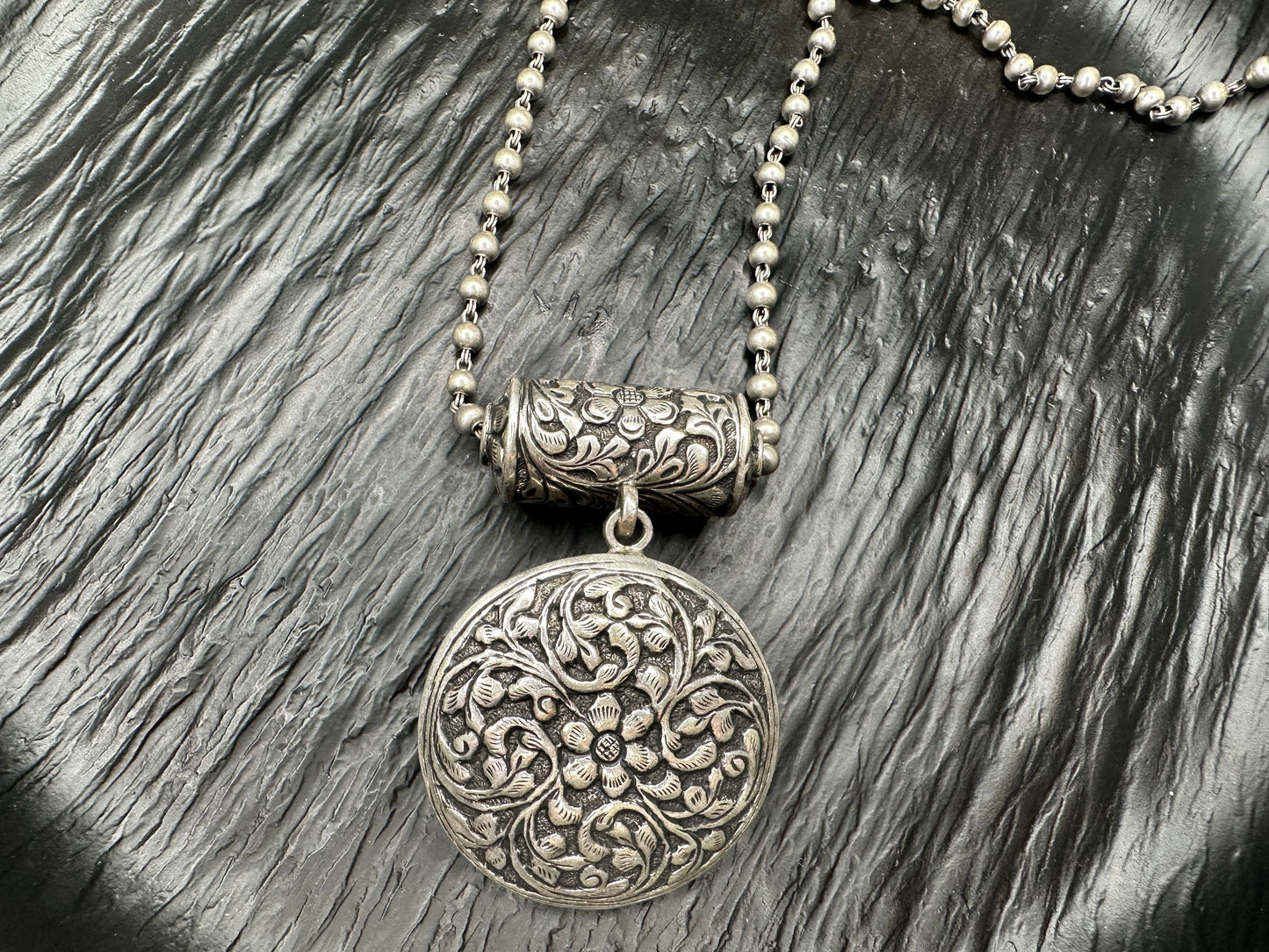 92.5 Silver reversible pendant - Chitai collection