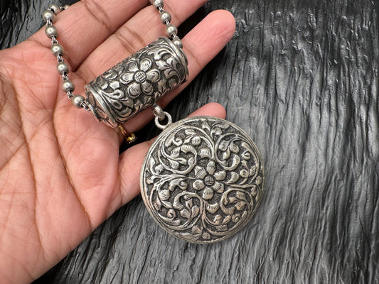 92.5 Silver reversible pendant - Chitai collection