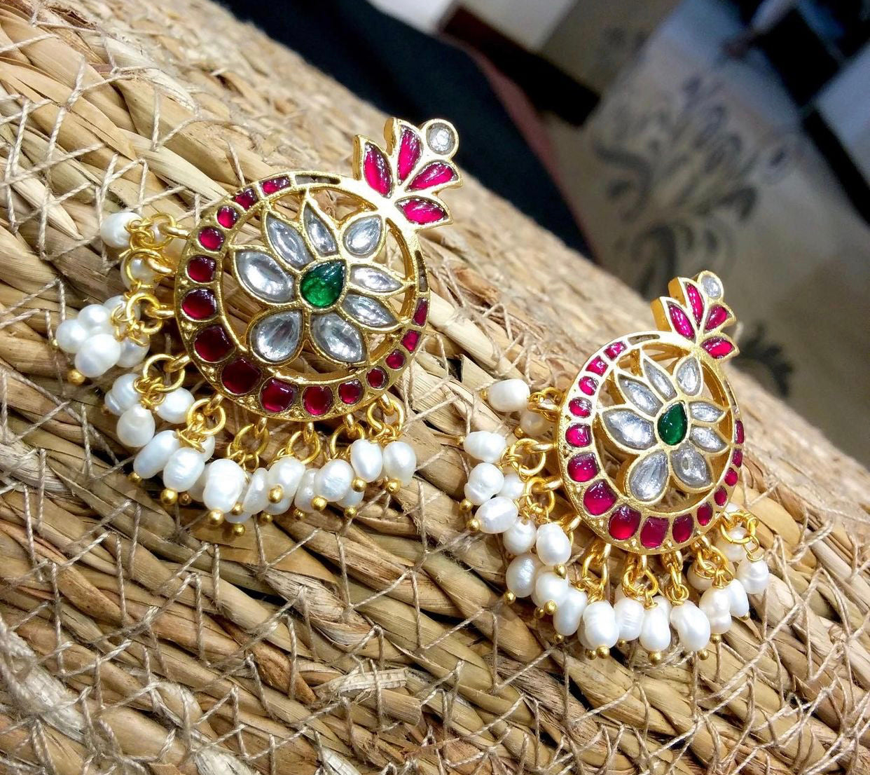 Kundan Jadau Studs